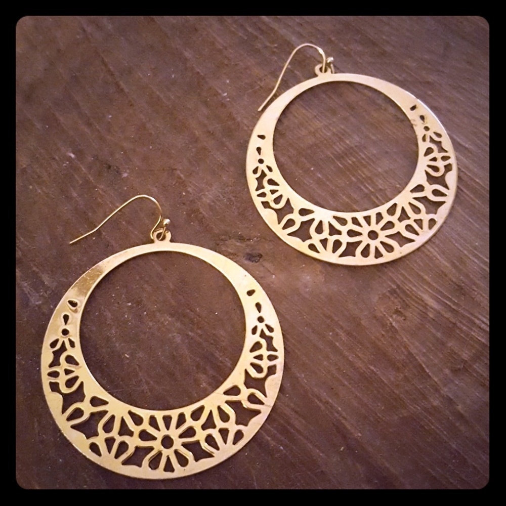 Funky flower earrings